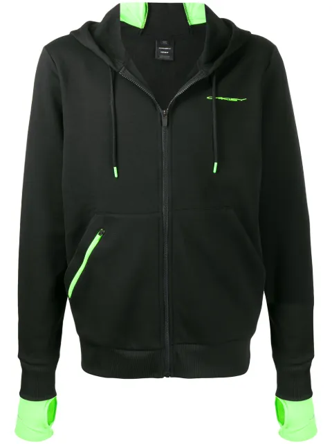 Oakley printed logo hooded jacket Black 461769