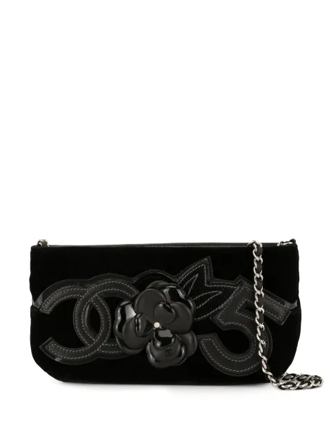 CHANEL Pre-Owned 2006 Camellia No.5 shoulder bag Black 10276090