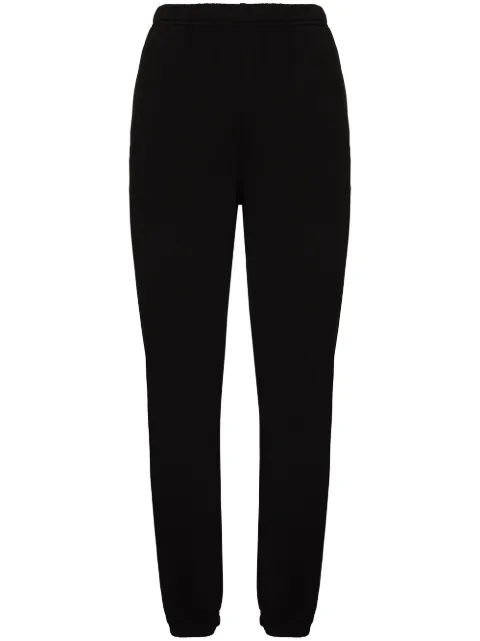 Les Tien tapered cotton track pants Black CF3001