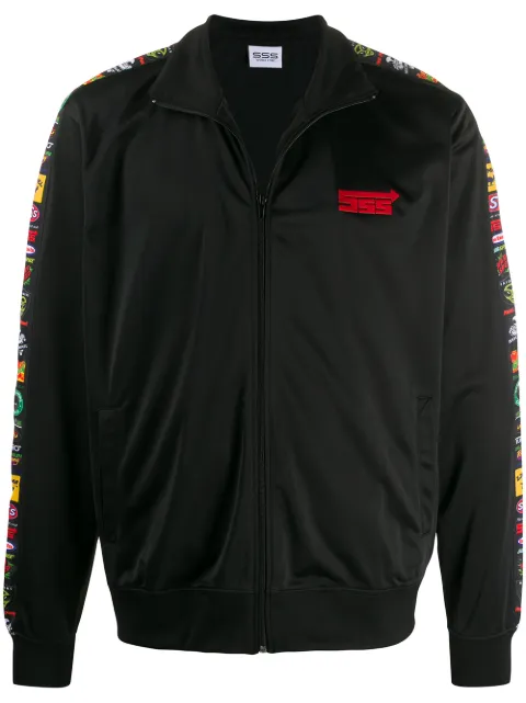 Sss World Corp contrast side panel jacket TRACKSW1