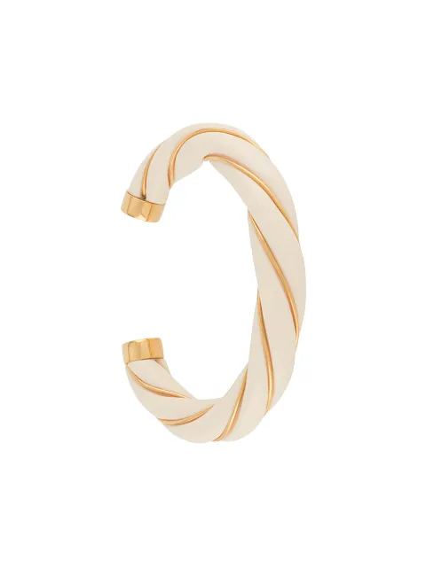 Aurelie Bidermann Diana twisted bangle Neutrals DIAS16BR03I3MG