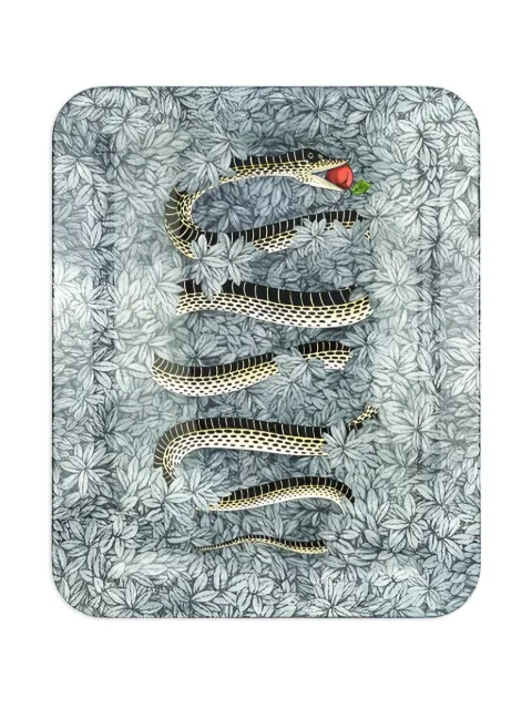 Fornasetti Peccato Originale tray Grey C24Y701
