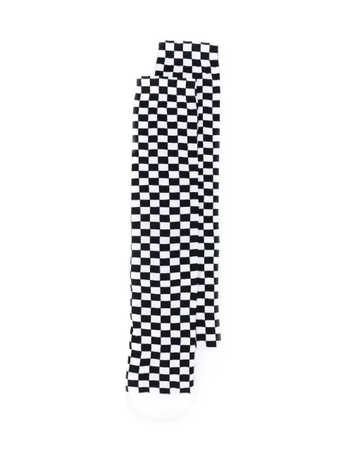 Off-White checkerboard logo socks Black OWRA003F199710501000