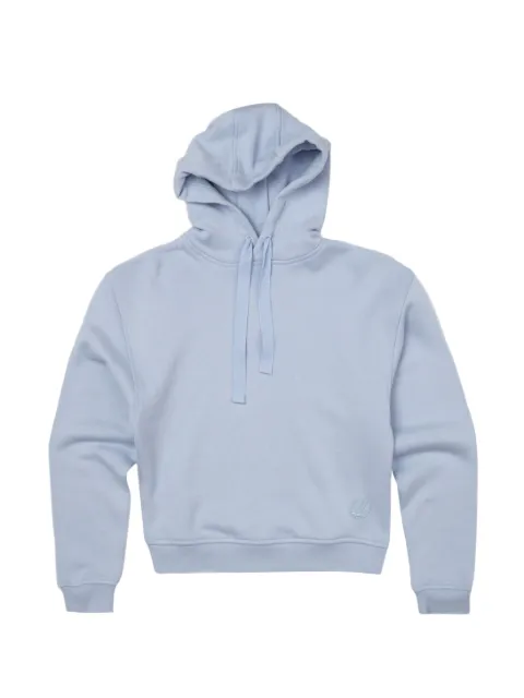 McQ Swallow logo-embroidered hoodie Blue REVERSESWALLOWHOODIE