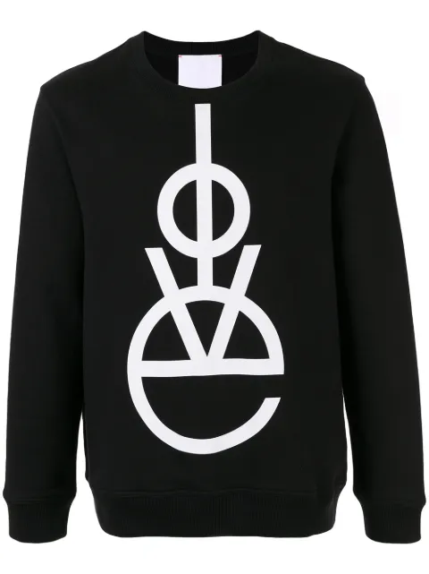 Ports V Love print sweatshirt Black VN9KKX09ACC172