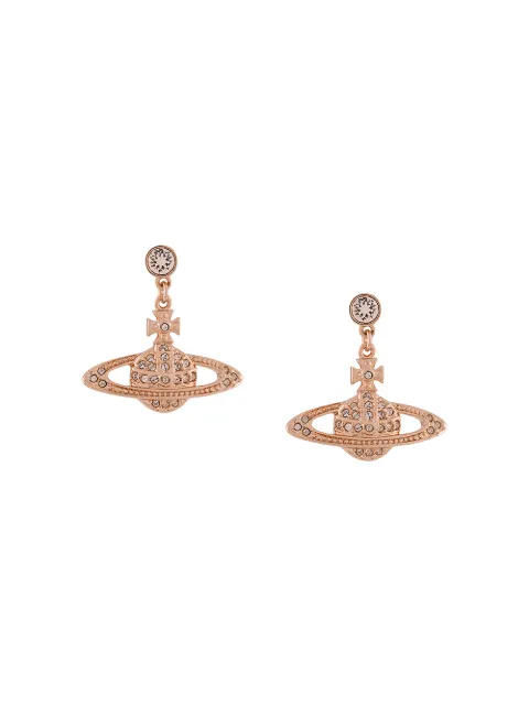 Vivienne Westwood mini Bas Relief drop earrings Pink 6202002502G120CN