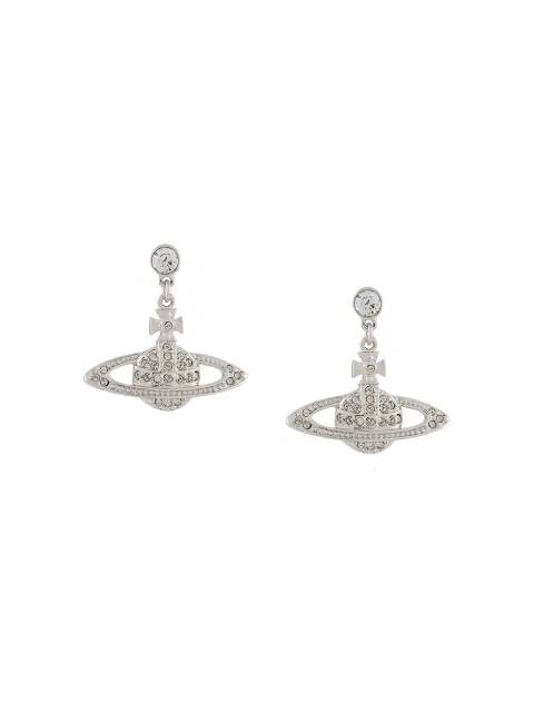 Vivienne Westwood Bas Relief drop earrings Silver 62020025