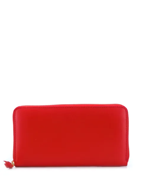 Comme Des Garçons Wallet zip-around leather wallet Orange SA0111