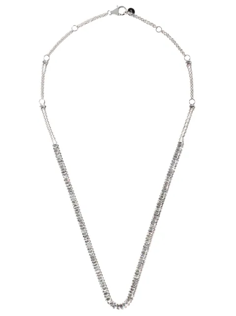ALINKA 18kt white gold AURORA diamond necklace Silver N1418WWD