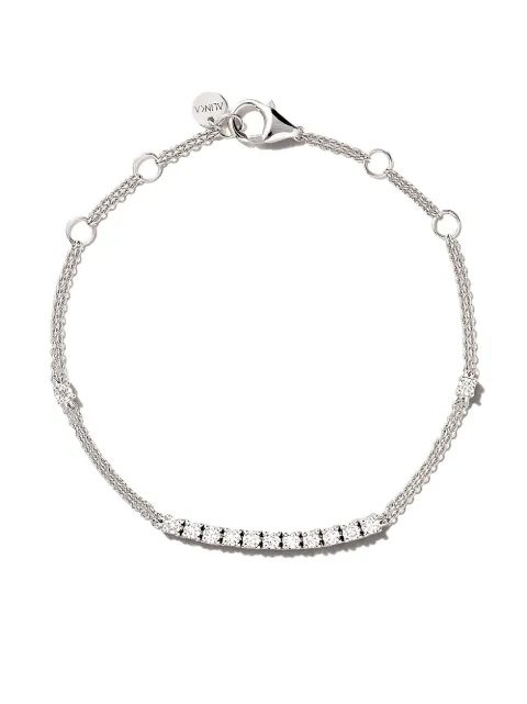 ALINKA 18kt white gold RIVIERA diamond bracelet Silver B1618WWD