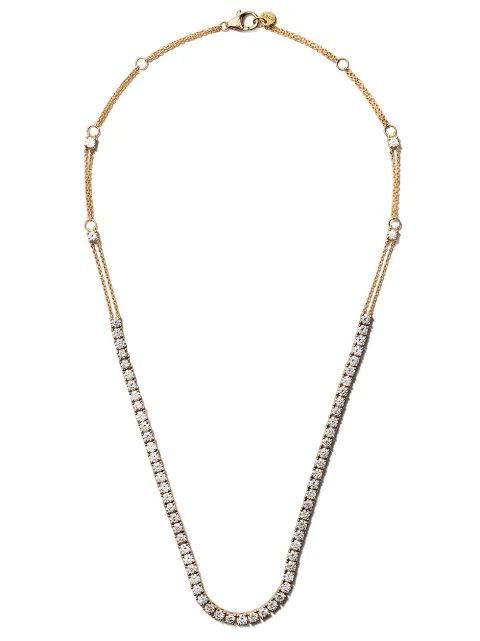 ALINKA 18kt yellow gold Riviera diamond necklace Gold N1018YWD
