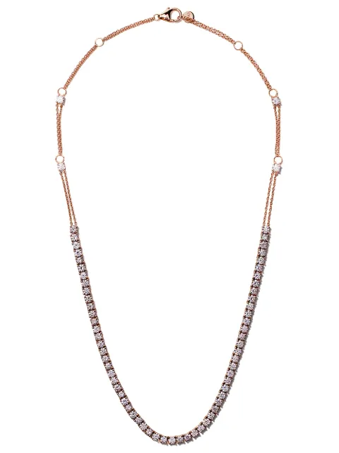 ALINKA 18kt rose gold RIVIERA diamond necklace Gold N1018RWD