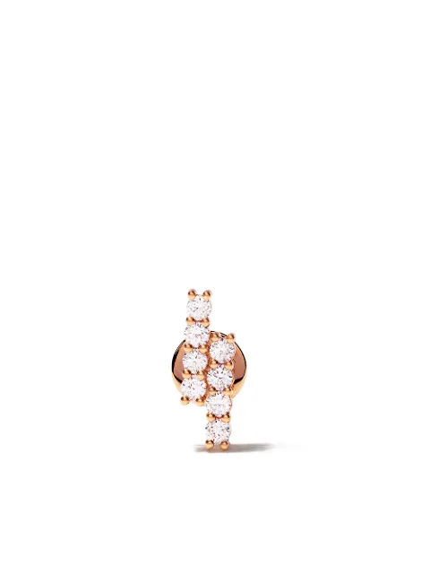 ALINKA 18kt rose gold RIVIERA diamond stud earring Gold E601218RWD