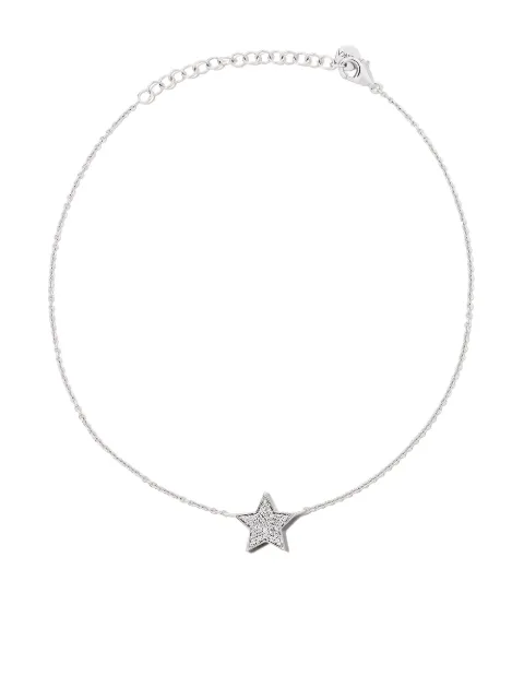 ALINKA 18kt white gold STASIA diamond anklet Grey G318WWD