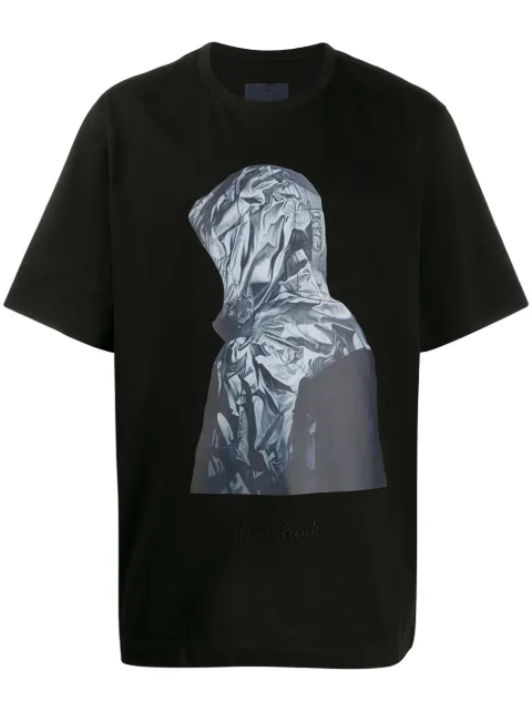 Juun.J printed cotton T-shirt Black JC9842P025