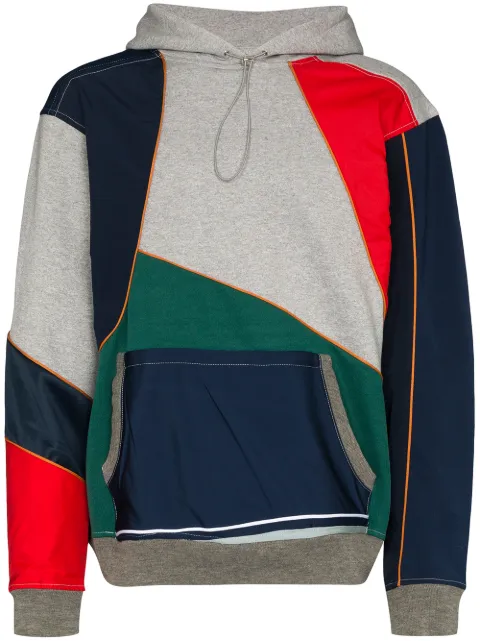 Ahluwalia patchwork design hoodie Grey ASSS20SW03