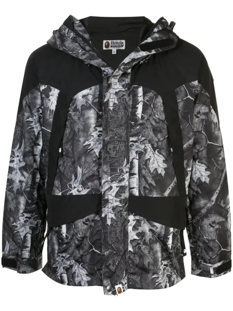 A BATHING APE® Forest Camo Snow Board jacket Black M141004C