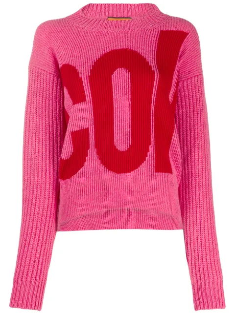 colville logo printed jumper Pink CVF19006C