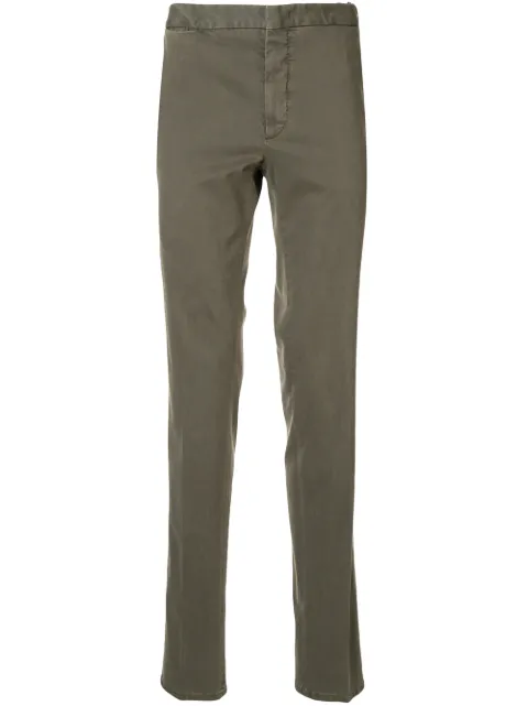 Corneliani slim-fit chinos Green 844EV49820198