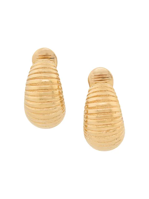 Monet Pre-Owned 1980s Monet Clip-On Earrings Gold ER18766