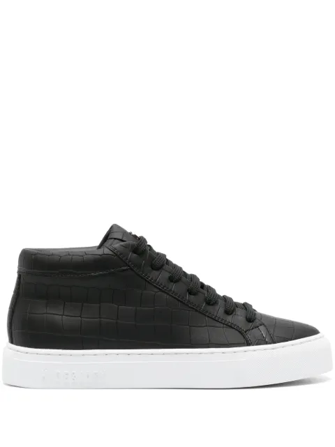 Hide&Jack Essence Croco sneakers Black EIBKHBLKWHT