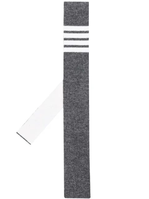Thom Browne cashmere knit 4-Bar tie Grey MNL029K00011
