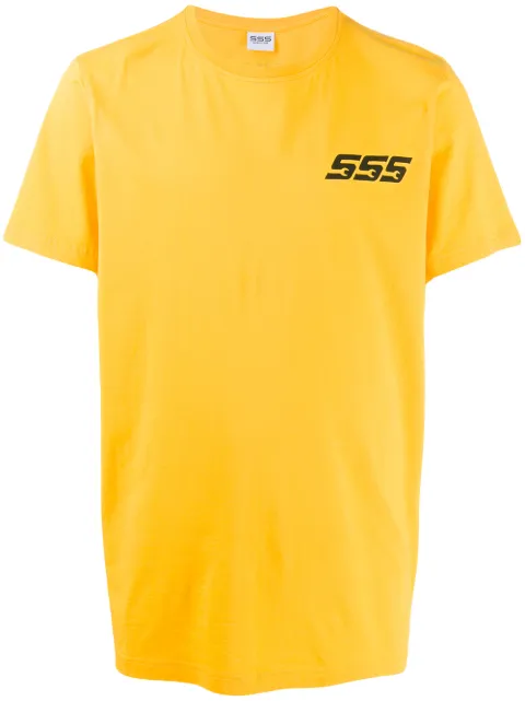 Sss World Corp logo print t-shirt Yellow TEE4