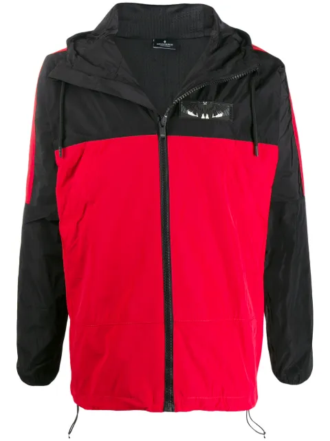 COUNTY OF MILAN Wings patch windbreaker Red CMEB024F19B550022088
