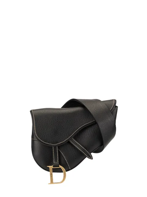 Christian Dior Pre-Owned Saddle belt bag Black 06BM0013