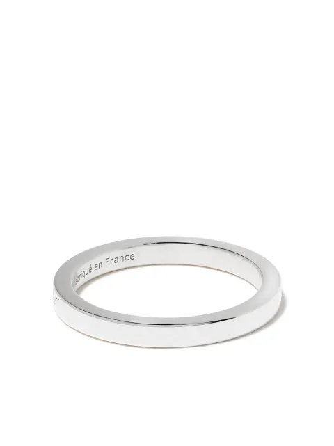 Le Gramme Le 3 Grammes ribbon ring Silver LGCARPO01103