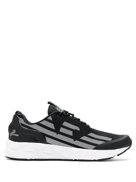 Ea7 Emporio Armani side logo-print low-top sneakers Black X8X033XCC52