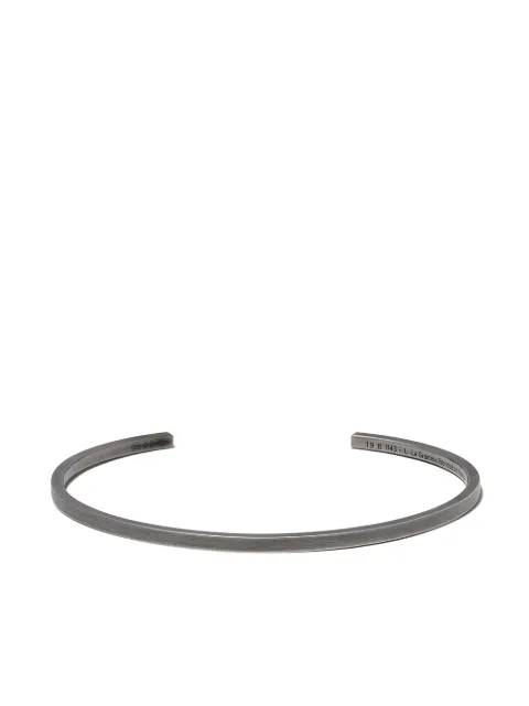 Le Gramme Le 7 ribbon bracelet Silver LGCRUBR0107