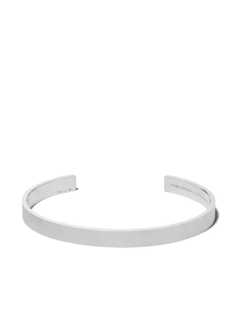 Le Gramme 21 Grams ribbon bracelet Silver LGCARBR0121