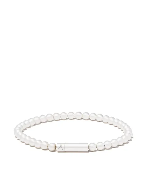 Le Gramme Le 25g beaded bracelet Silver LGCARBR09125