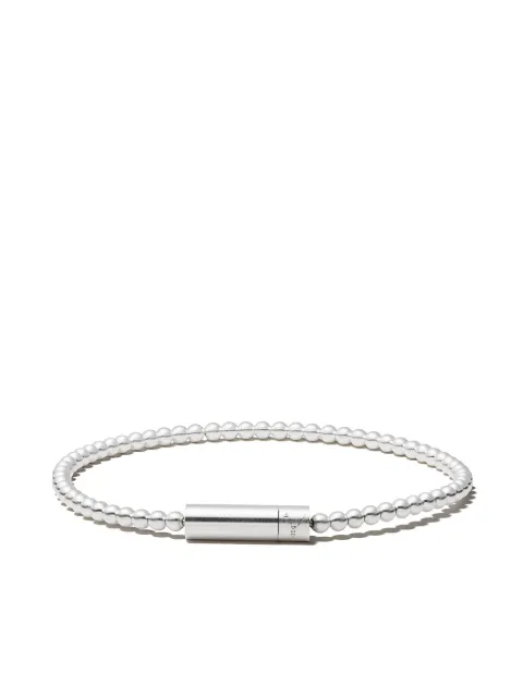 Le Gramme Le 11 Grammes beads bracelet Silver LGCARBR09111