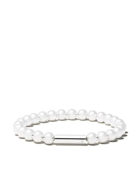 Le Gramme Le 47 beads bracelet Silver LGCARPO09147