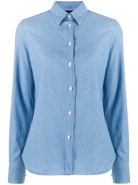 ASPESI long sleeved shirt Blue 5422E542