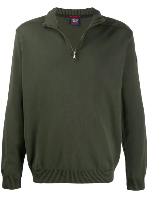 Paul & Shark half-zip sweater Green C0P1028