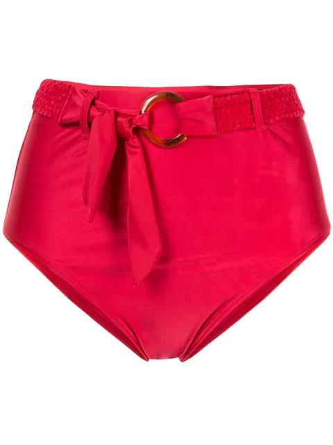 Duskii high-waisted bikini bottoms Red DLP9005C