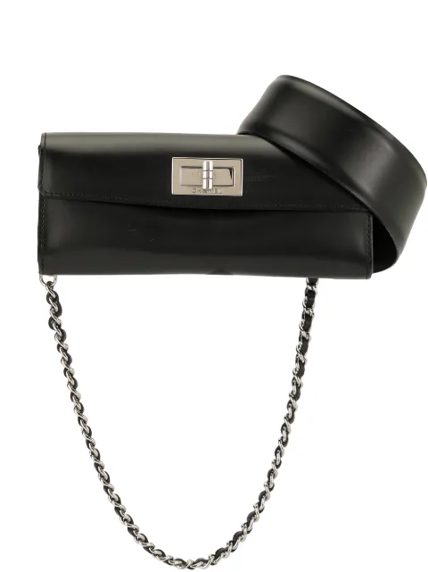 CHANEL Pre-Owned 2.55 Chain Waist Bum Bag Black 03C