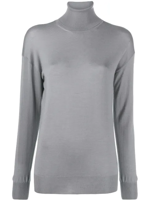 TOM FORD roll neck fine knit jumper Grey MAK901YAX087