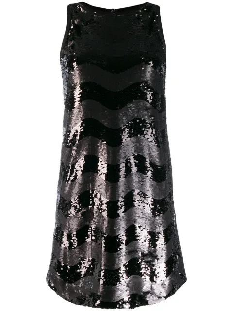 Emporio Armani Abito sleeveless embellished dress Black 6G2A722NUQZ