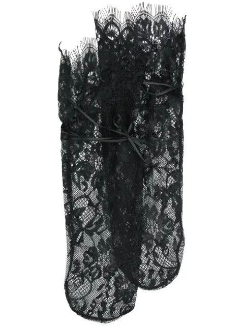 Maison Close lace mid-calf socks Black 608423