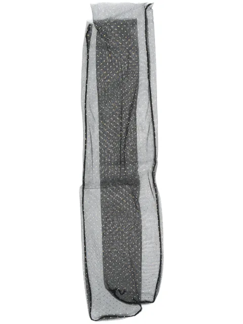 Maison Close micro dot socks Black 608420