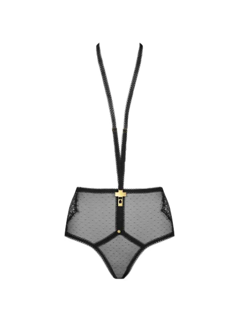 Maison Close Inspiration Divine high-waist briefs Black 608391