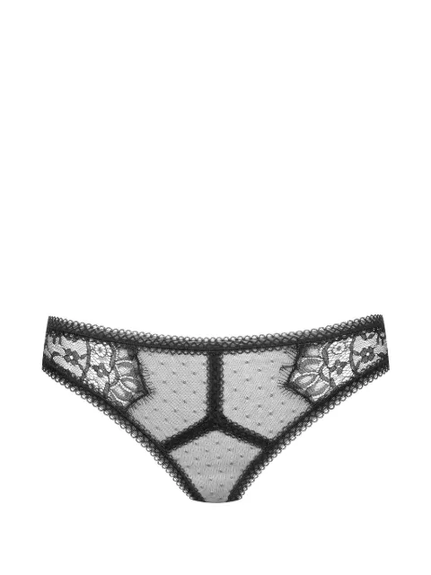 Maison Close Inspiration Divine lace thong Black 608387