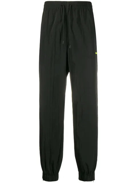 MSGM neon logo track pants Black 2840MP01X207002