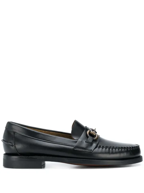 Sebago horse-bit embellished loafers Black 7001570