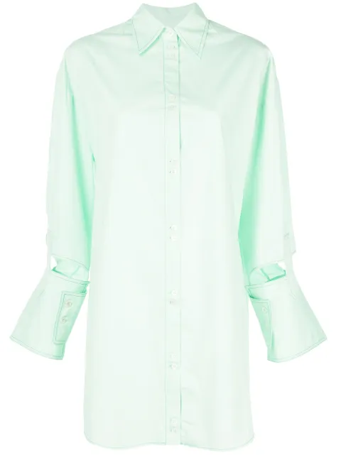 Ellery Cynthia shirt dress Green 9PD628SH