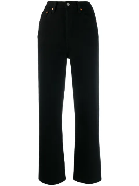 Levi's Ribcage straight-leg jeans Black 726930012
